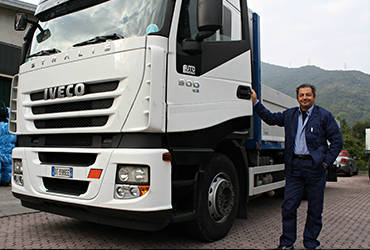 Piero, logistica